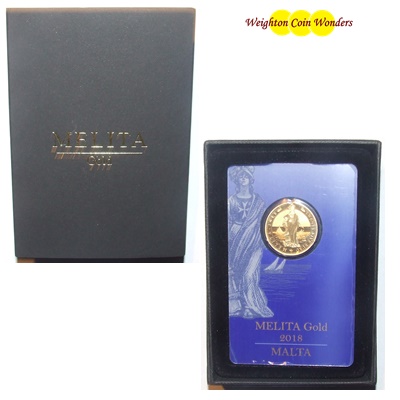 2018 1/4oz MELITA Gold Coin - Click Image to Close